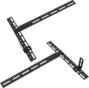 TEHAUX 1 Set Speaker Mounting Bracket Heavy Duty Metal Design Load Capacity Easy Installation for Tv System Speaker Mounting Stand