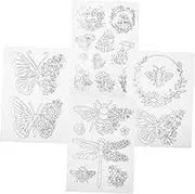 Gadpiparty Water Soluble Embroidery Stabilizer for DIY Crafts Tearable Portable for Easy Use Shirts Bags and Fabrics for Hand Embroidery Projects
