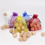 100 Balls Moth Protection Storage Essentials Fresh Cinnamomum Camphora Root for Closet Storage,Better insect repellent than Cedar Balls, longer lasting effect,Repelling Clothes Moths (5 Bags)