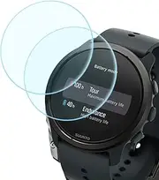 [Duttek] Tempered Glass Screen Protector for Suunto 5 Peak Smartwatch 2.5D Ultra-Thin 9H Hardness Scratch Resistant Tempered Glass Screen Protective Film (2pack)