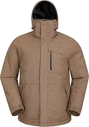 [Mountain Warehouse] Comet Mens Ski Jacket - Waterproof, Taped Seams, Breathable, Detachable Snowskirt, Lift Pass Pocket - Best for Snowboarding, Skiing, Winter Sports