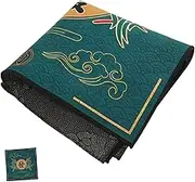 TOKIDNY Mahjong Mat for Party Noise Reduction Anti-Slip Table Cover Reusable Mahjong Table Cloth Board Games Table Mat