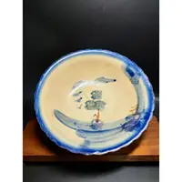 在飛比找蝦皮購物優惠-台灣早期碗盤老物-手繪老碗公#05（收藏/擺飾/柴燒/日本窯