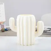 Cactus-shaped Vase Creative Desktop Pen Holder for Home Decor