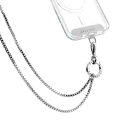 - Metal Heart Cross-body Strap Metal Heart Cross-body Strap - Glossy Silver