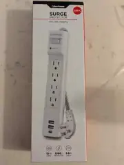 CyberPower Surge Protector with USB / USB-C Charging - P405UC - 40L Surge - USB