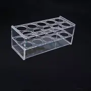 29mm Dia 10 Holes PMMA Rack Stand For 50ml Centrifuge Tubes Test Tube