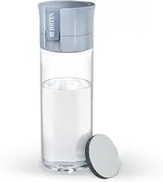 Brita Water Filter, Bottle-Shaped Water Bottle, PFOS/PFOA Removal Tested, Light Blue, 600ml, Includes 1 Cartridge