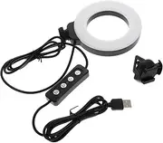 Uonlytech 4 LED Video Conference Lighting for Webcam and Laptop Soft Portable Ring Light for Streaming and Meetings for Broadcasting and Enhanced Color Accuracy