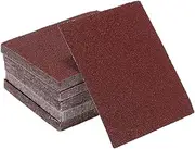 X AUTOHAUX Universal 4.49Inch x 5.51Inch 40 Grit Sanding Discs Hook & Loop Sanding Sheets Aluminum Oxide 50 Pcs