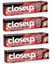 4 x 150g (600g) Close Up Toothpaste Deep Action Clean-12 Hours Fresh Breathe