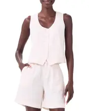 NIC+ZOE Rumba Linen-Blend Vest