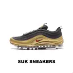 SUK 現貨 ♦️NIKE AIR MAX 97 黑金 黑色 金色 紅勾 氣墊 增高 老爹鞋 AF5458-002