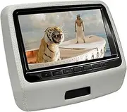 DVD Player, Touch Screen, 1 PCS, Car Headrest External Monitor, Ultra-high Definition, Multi-Function, Suitable for All Types of Vehicle Installation,Beige