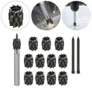 13 PCS Cutter Rotary Sided Weld Remover Cut Weld Spot Drill Bits Double