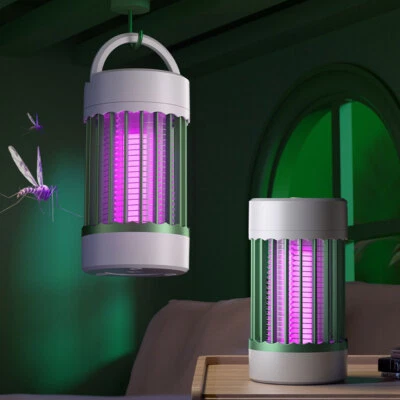 Bug Zapper Electric Mosquito UV Killer Lamp Insect Catcher Fly Trap LED Light #C