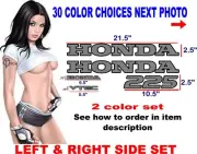 HONDA OUTBOARD ENGINE DECALS DECAL COWL COVER VTEC 50 125 225 250 VTECH V TEC