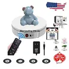 Motorized 360-Degree Rotating Turntable - Remote Controlled Display Stand, 25...
