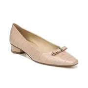 Naturalizer Flavia Block Heel - Barely Nude Croc