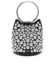 Alaïa Studded Bucket Shoulder Bag