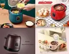 Electric 1.2L Mini Rice Cooker w Steamer Hot Pot 4 Household 1-2 People Students