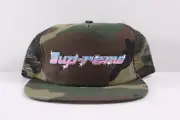 SUPREME SS16 WRENCH MESH BACK TRUCKER CAP CAMO BOX LOGO DUNK ODD FUTURE TYLER