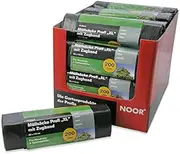 NOOR Bin Bag Profi 'XL' 200 L I Black Recyclable Bin Bags with Drawstring for Easy Use I Extra Strong Household and Garden Waste Bag I Pack of 10