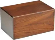 Wooden Urn Box for Human Ashes, Cremation Funeral Urns Box, Decorative Urns, Pet