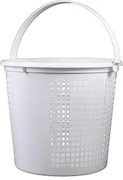 MAGICLULU Garbage Can Room Trash Basket Trash Supplies Convenient Waste Basket Plastic Trash Can Household Trash Can Washing Basket Office Trash Bucket Hollow Waste Basket Trash Accessories