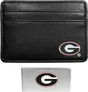 Siskiyou Sports NCAA Georgia Bulldogs Weekend Wallet & Money Clip, Black, One Size