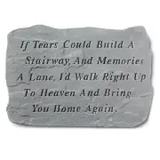 Design Toscano If Tears Could Build Stairway Cast Stone Memorial Garden Marker