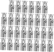 MINAOLULUS 30Pcs Spring Cord Locks Toggle Fastener for Drawstrings Lanyards Clothing Easy Install Cord Stoppers for Bags Sportswear More