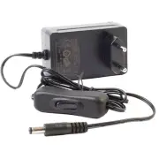 EU Plug 12v 2A AC power adapter 5.5x 2.1mm with on/off switch CE listed