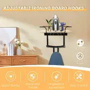 Iron Holder Wall Mounted Ironing Board Wall Hanger Adjustable Iron Board leZfk