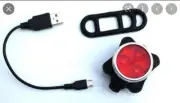godspeed 4-Mode USB Rechargeable Red LED Taillight Bike Rear Light EZ Mount
