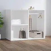Dressing Cabinet White 80x40x65 cm Engineered Wood Storage Furniture