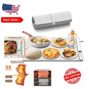 Advanced Graphene Heating Tray: Splash-Proof and Portable - Ideal for Gatherings