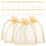 100 Pcs Gift Bag Small Jewelry Packaging Wedding Drawstring Bags Favor