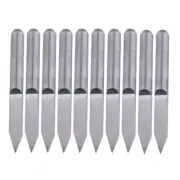 10 Pcs 45 Degree 0.1mm Accessories Carbide Engraving Bits CNC Router Tool Parts