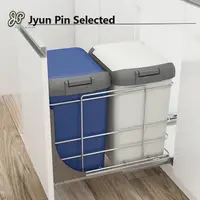 在飛比找momo購物網優惠-【Jyun Pin 駿品裝修】緩衝加蓋分類桶架(FJ132J