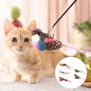 1~10Pcs Cat Toys for Indoor Cats, Interactive Cat Toy w/ Real Chirping Bird Toys