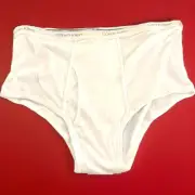 Calvin Klein Men’s NWT Classic Tidy Whitey Underwear Brief Big&Tall Comfy Sz 4XL