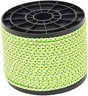 SUPVOX Tent Windproof Rope Fluorescent Camping Rope Outdoor Tent Windproof Tent Rope Reflective Tarp Camping Reflective Rope Camping Canopy Tent Guy Ropes for Tent Tents Green Polyester