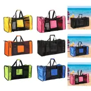 Mesh Duffle Bag Scuba Gear Bag Zipper Breathable Large Capacity Beach Tote