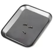 Silver Stainless Aluminium Magnetic Parts Tray – Screw & Bolt Holder Organizer