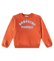 [Bonpoint] Bonpoint Tonino embroidered cotton sweatshirt Y 12 red