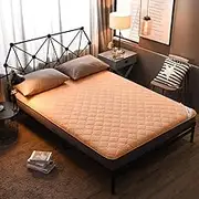 Futon Mattress Japanese Roll Up Folding Floor Mattress Skin-Friendly Foldable Floor Mattress Futon Cushion for Camping Couch(E(Thickened),90 * 200cm)