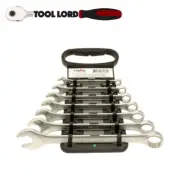 TRAX 7 Piece Whitworth Ring & Open End Spanner Set ARX-BSW007WK 1/8" - 1/2"