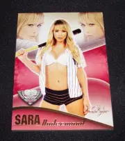 2016 Benchwarmer SARA UNDERWOOD Eclectic #SU17 YANKEES Gold Foil Insert PLAYBOY