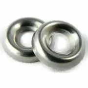 Stainless Steel Cup Washer Finishing Countersunk #10 Qty 50